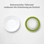 Schale grün mit Kipp-Trick, Ø 15,5 cm