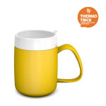 Thermobecher gelb, 260 ml, inkl. unauffälligem Trinkdeckel