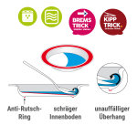 Teller mit Kipp-Trick, Ø 27 cm