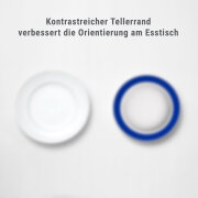 Schale blau mit Kipp-Trick, Ø 15,5 cm