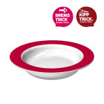 Schale rot mit Kipp-Trick, Ø 15,5 cm