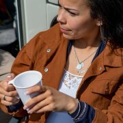 ORNAMIN Kaffeepott, weiß