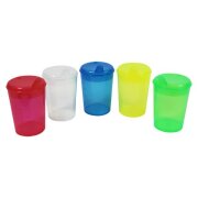 Schnabelbecher Set mit Deckel 8 X 4 mm 20 Teilig