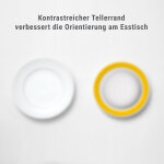 Schale gelb mit Kipp-Trick, Ø 15,5 cm