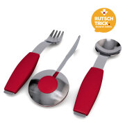 Besteck-Set, 1 Messer, 1 Gabel, 1 Löffel